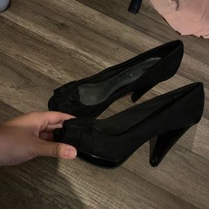 All black heals, Size 8.5